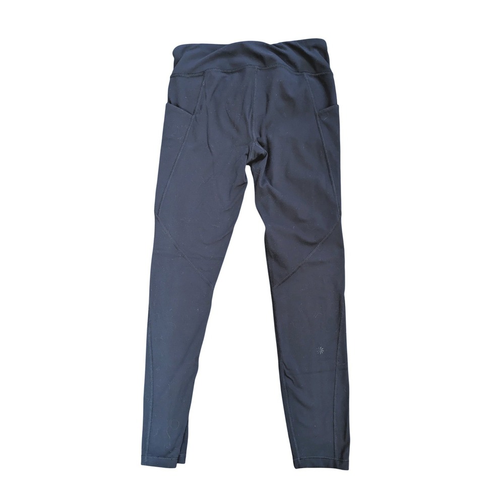 Athleta Girl Stash Your Treasures Tight Navy Leggings Kids XXL 16 Side Pockets - Picture 4 of 8